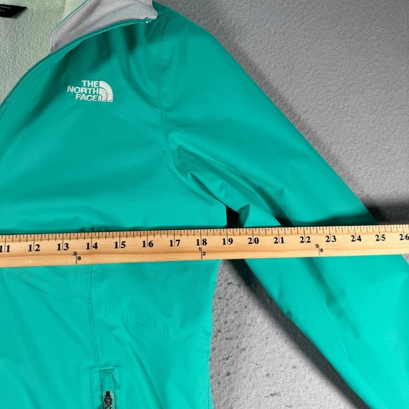 The North Face Quest Jacket Womens Small Green Fleece Lined Dry Vent‎ Outdoors - Picture 6 of 14